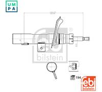 FEBI BILSTEIN 194169 Shock absorber