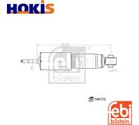 SHOCK ABSORBER 194173 FOR MAZDA BT-50Pickup WLAA 2.5L WEAT 3.0L 4cyl