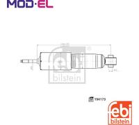 SHOCK ABSORBER 194173 FOR MAZDA BT-50Pickup WLAA 2.5L WEAT 3.0L 4cyl