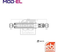 SHOCK ABSORBER 194175 FOR MERCEDES-BENZ T1/Van/Bus/Platform/Chassis SPRINTER