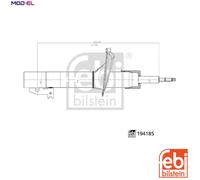 FEBI BILSTEIN 194185 Shock absorber