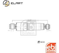 SHOCK ABSORBER 194191 FOR MAZDA BT-50Pickup WLAA 2.5L WEAT 3.0L 4cyl