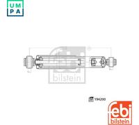 SHOCK ABSORBER 194200 FOR OPEL MOVANO/Van/Platform/Chassis NISSAN NV400 2.3L