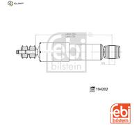 Ferdinand Bilstein Shock Absorber 194202 - Front LH/RH - Fits VW & Toyota Hilux/4Runner 22R 4cyl