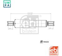SHOCK ABSORBER 194203 FOR VW TOYOTA MAZDA FORD 2Y 1.8L 4Y 2.2L 2L 4cyl TARO 3.4L