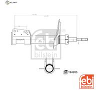 FEBI BILSTEIN 194205 Shock absorber