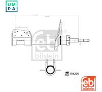 FEBI BILSTEIN 194205 Shock absorber