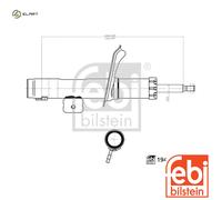 SHOCK ABSORBER 194214 FOR PEUGEOT PARTNER/Box/Body/MPV/ORIGIN 306/Hatchback 1.4L