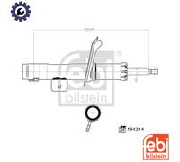 SHOCK ABSORBER 194214 FOR PEUGEOT PARTNER/ORIGIN/Box/Body/MPV 306/Hatchback 1.4L