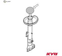 KYB 353025 Shock Absorber Rear Replacement Service Fits Audi Seat Skoda VW