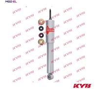KYB Gas A Just Shock absorber 554091 Front Axle Gas Pressure Monotube Telescopic Shock Absorber Top pin, Bottom eye MITSUBISHI: PAJERO 2