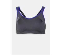 Shock Absorber Active MultiSports Support Bra for Running - Charcoal/Blue
