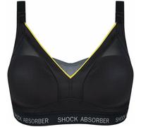 Shock Absorber Active Shaped Support Womens Sports Bra Grey Padded Breathable