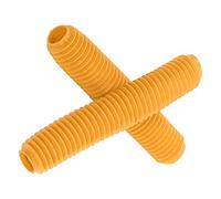 Shock Absorber Boots Cover, Pair Motorcycle Front Fork Shock Boots Dust Protector Gaiters Replacement for SUZUKI RM125 DR250 DRZ400 400(Orange)