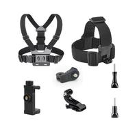 Shock Absorber Camera Headgear with Reinforced Oxford Fabric for Motorcycle Confessions Outdoor Rotating Activity Antislip Head Mount for Sports Cameras