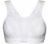 Shock Absorber D+ Max Womens Sports Bra White Padded Breathable Moisture Wicking