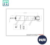 SHOCK ABSORBER DP1610.10.0528 FOR VW TRANSPORTER/T4/Van/Platform/Chassis/Bus