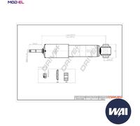 SHOCK ABSORBER DP1610.10.0528 FOR VW TRANSPORTER/T4/Van/Platform/Chassis/Bus