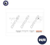 SHOCK ABSORBER DP1610.10.0551 FOR SEAT AUDI CJCC/CAGC/CGLB/CAHA/CJCA/CAGA 2.0L