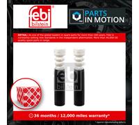 Shock Absorber Dust Cover Kit fits AUDI A3 8V 2.0 Rear 15 to 20 Protect Febi New