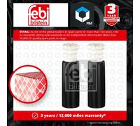 Shock Absorber Dust Cover Kit fits BMW 123D 2.0D Rear 07 to 13 Protect Febi New