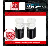 Shock Absorber Dust Cover Kit fits BMW 535 E60 3.0 Rear 06 to 09 N54B30A Protect