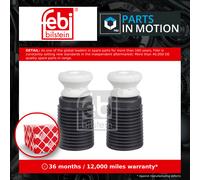 Shock Absorber Dust Cover Kit fits BMW 528 F10 2.0 Front 11 to 16 N20B20A Febi