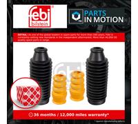 Shock Absorber Dust Cover Kit fits HONDA JAZZ Mk3 1.3 Front 2008 on L13Z1 Febi