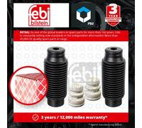 Shock Absorber Dust Cover Kit fits HYUNDAI i10 PA 1.1D Front 08 to 11 D3FA Febi
