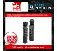 Shock Absorber Dust Cover Kit fits NISSAN VERSA Mk2 1.5 Rear 2011 on Protect New