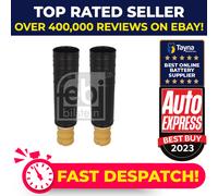 Shock Absorber Dust Cover Kit fits VAUXHALL CORSA E 1.4 Rear Left or Right Febi