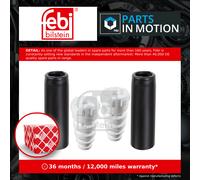 Shock Absorber Dust Cover Kit fits VW FOX 5Z Rear 1.2 1.4 1.4D 05 to 11 Protect