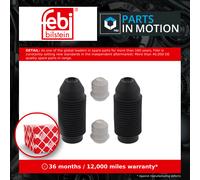 Shock absorber cover Front Axle PU (Polyurethane) 13076 FEBI BILSTEIN for SEAT