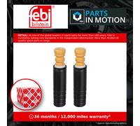 Shock Absorber Dust Cover Kit fits VAUXHALL CORSA E 1.4 Rear 2014 on Protect New