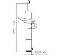 SHOCK ABSORBER FOR AUDI CUPRA SEAT KYB 3348039