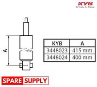 SHOCK ABSORBER FOR AUDI CUPRA SEAT KYB 3448023 FITS REAR AXLE NEW