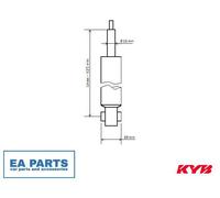 Shock Absorber for AUDI CUPRA SEAT KYB 3448024