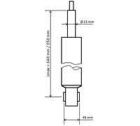 SHOCK ABSORBER FOR AUDI CUPRA SEAT KYB 3448025