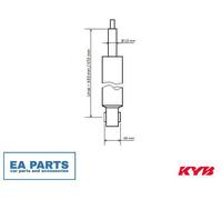Shock Absorber for AUDI CUPRA SEAT KYB 3448025