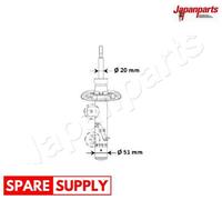SHOCK ABSORBER FOR CITROËN C3 JAPANPARTS MM-00975 FITS FRONT AXLE RIGHT NEW
