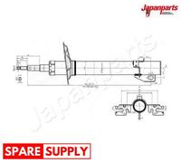 SHOCK ABSORBER FOR FIAT DUCATO BUS JAPANPARTS MM-00552 FITS FRONT AXLE
