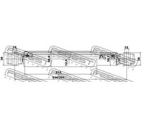FEBEST 07656564R Shock absorber
