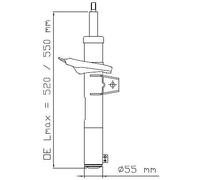 SHOCK ABSORBER FOR VW ARTEON KYB 3358015 FITS FRONT AXLE