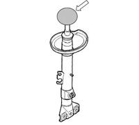 Shock absorber Front Axle Right Top pin 333909 KYB for BMW 3 3 Coupe 3 Compact