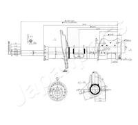 JAPANPARTS MM-00159 Shock absorber