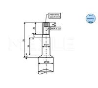 MEYLE 326 624 0002 Shock absorber