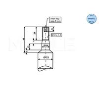 MEYLE 326 624 0008 Shock absorber