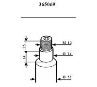 Front Shock Absorber Strut BMW:E34,5 1135858 31321139410 313211394101 3,13E+11
