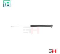 2x Gas Shock Absorbers Rear Right and Left for MITSUBISHI COLT VI, SMART FORFOUR