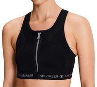Shock Absorber Infinity Power Womens Sports Bra Black Breathable Running Workout